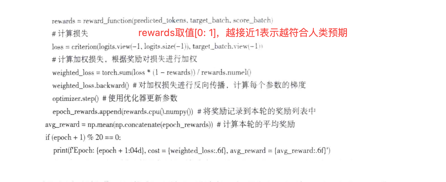 RHLF奖励分数