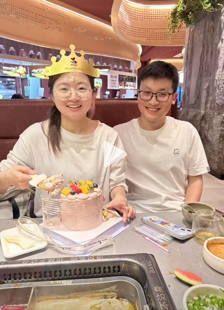生日合影