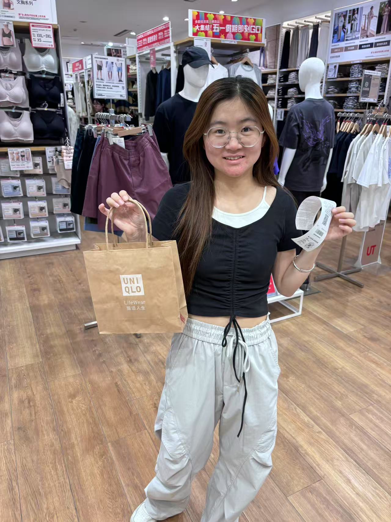 第一次买优衣库衣服